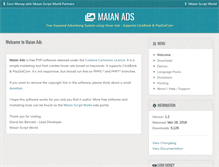 Tablet Screenshot of maianads.com